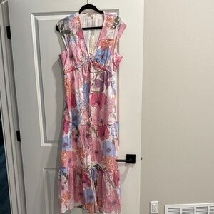 NWT Lovestitch Floral Sleeveless Maxi Dress sz m